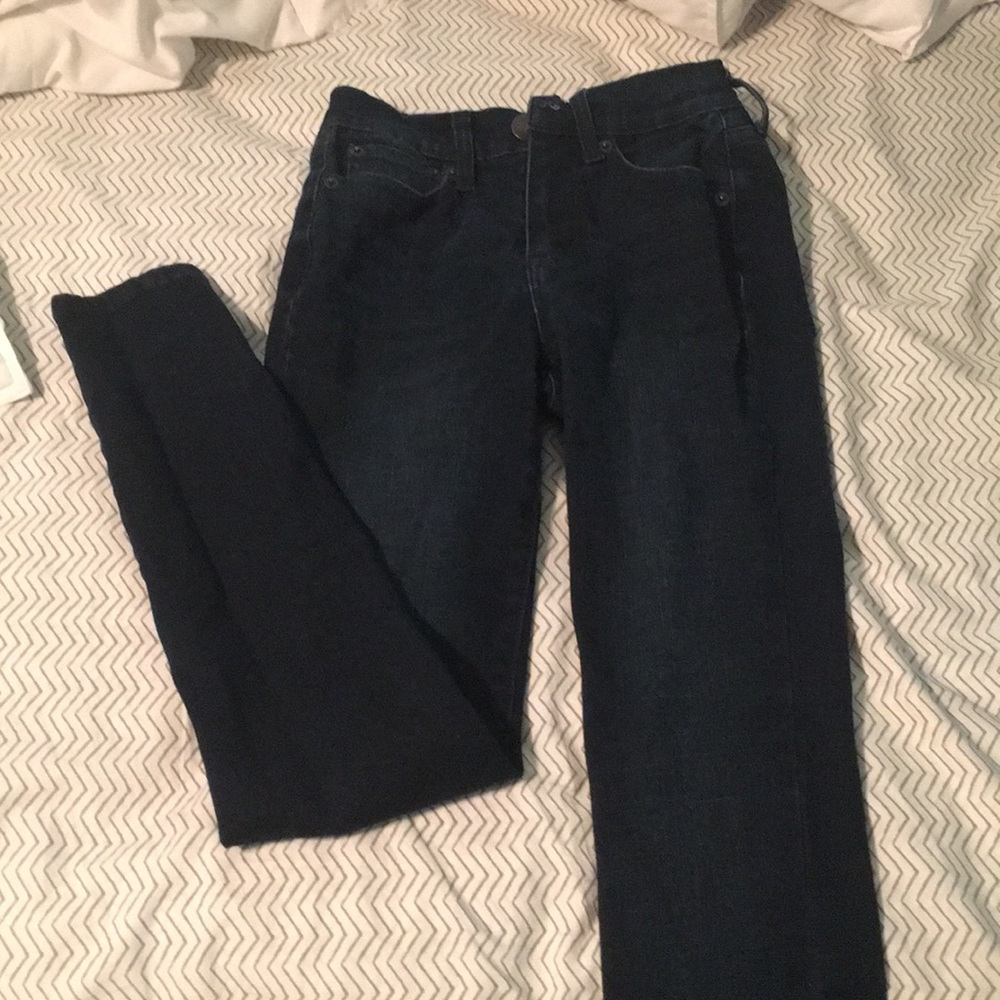 High waisted ankle jeggings